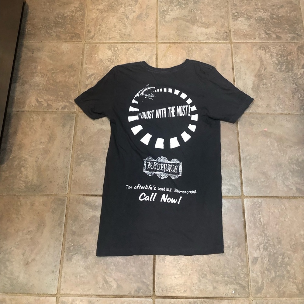 Pre Loved Beetlejuice Poster T-Shirt - Picture 6 of 7